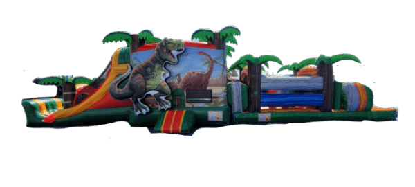 3D T-Rex Dinosaur Obstacle Course