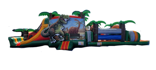 3D T-Rex Dinosaur Obstacle Course