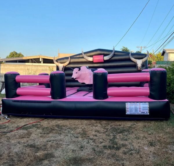 💖🐂 Pink Rodeo Mechanical Bull