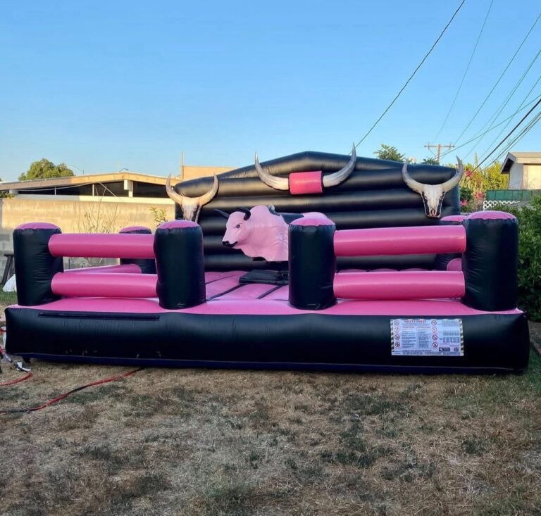💖🐂 Pink Rodeo Mechanical Bull