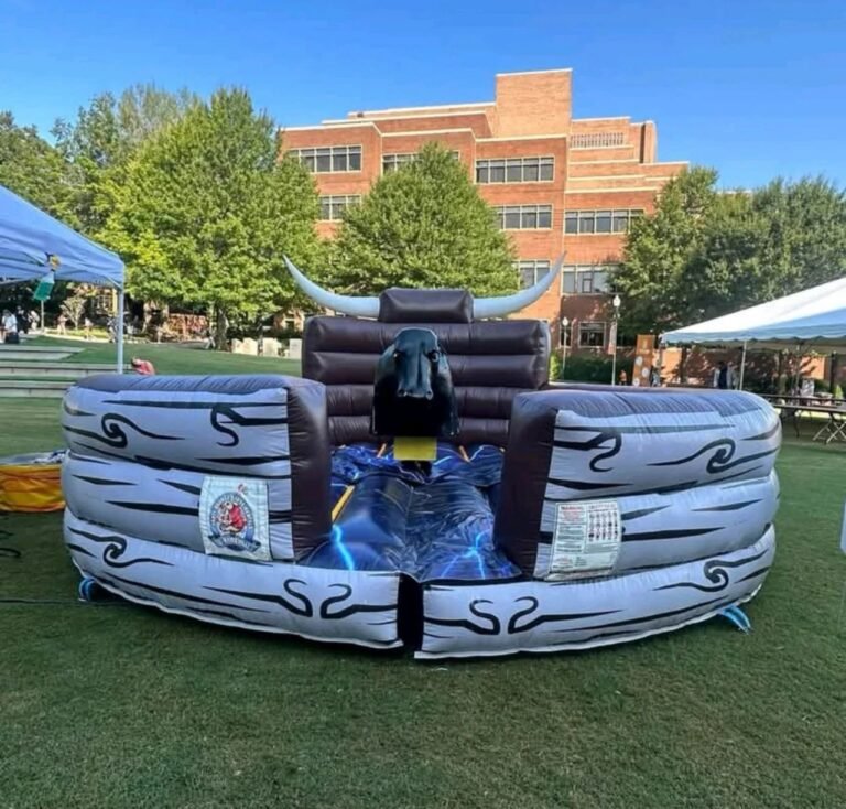 🤍🐂 White Flow Mechanical Bull