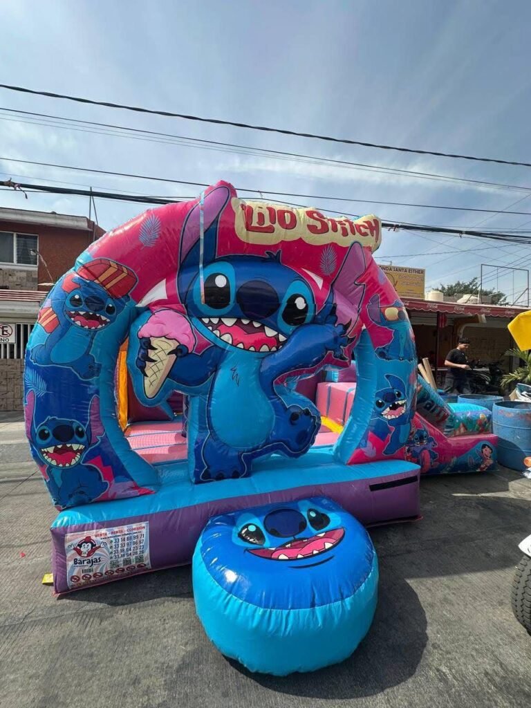 🐾💙 Stitch’s Island Bounce Adventure